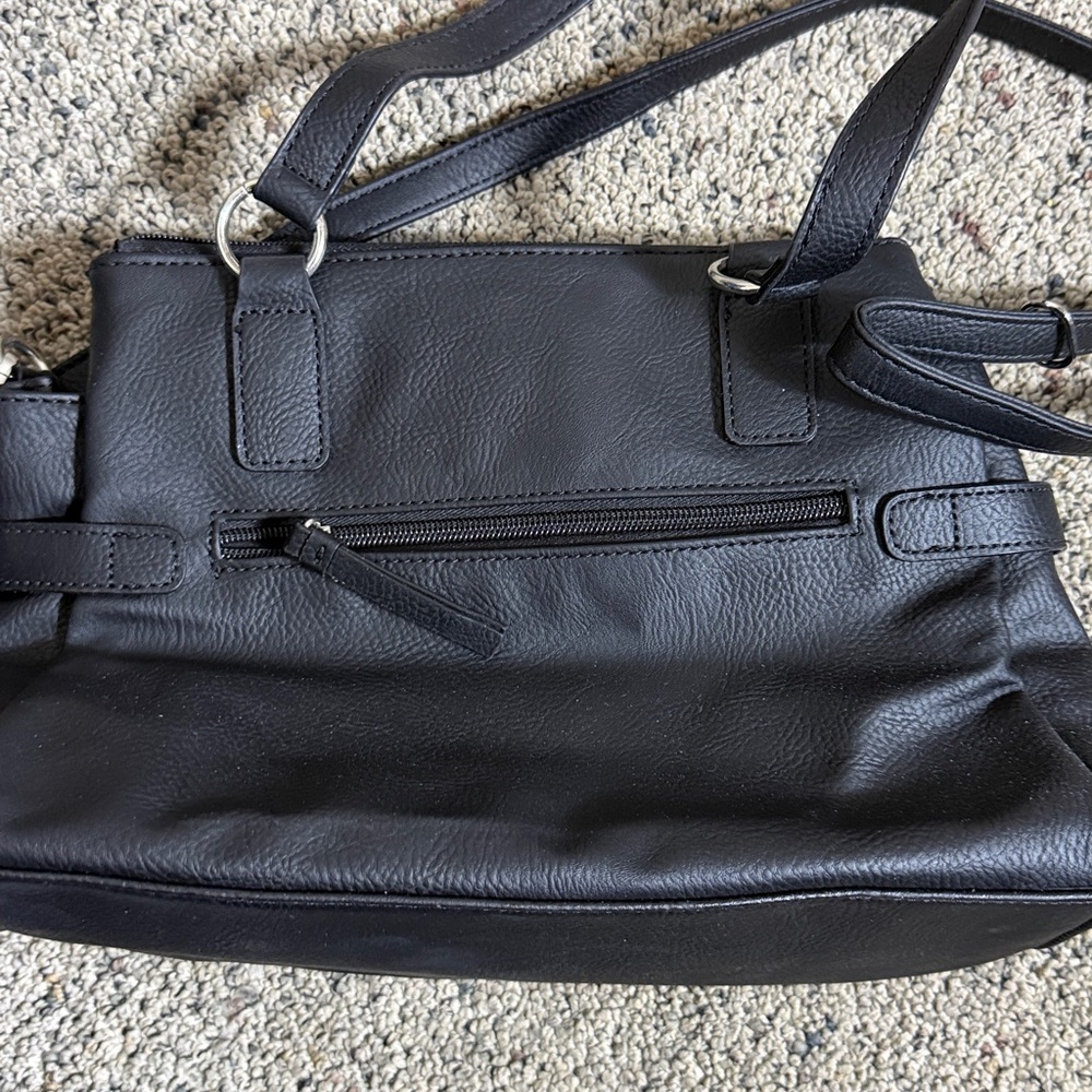 Multisac Black Shoulder Bag Multiple Pockets & Co… - image 8